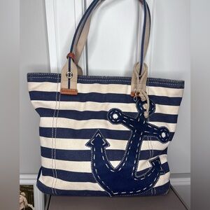 Brighton Nautical Navy/White with anchor